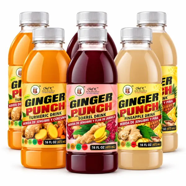 Mix Pack – Pineapple, Sorrel & Turmeric (6 Bottles)