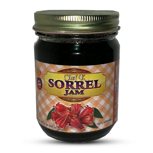 Chef K, Inc. | Sorrel Jam – 12 oz | Tart & Fruity Sorrel Spread | All-Natural